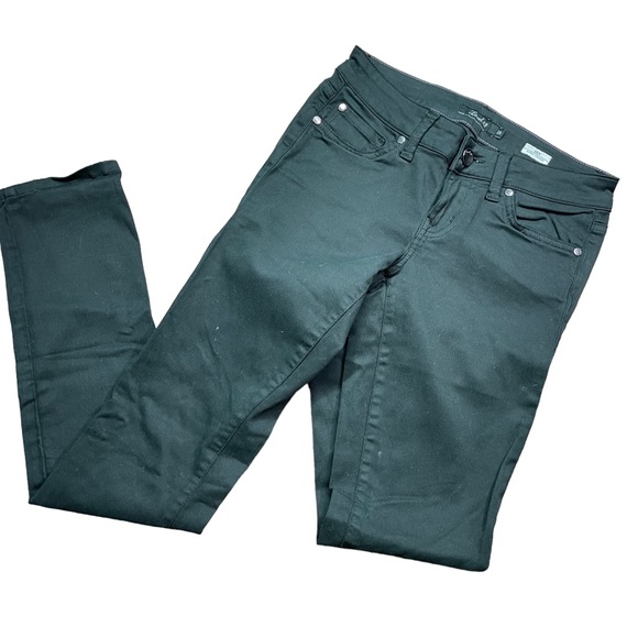 Level 99 Lily Skinny Straight Black Pants Womens Size 25 - Picture 10 of 14